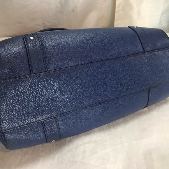 Kate Spade navy blue pebbled leather handbag - Picture 5 of 16